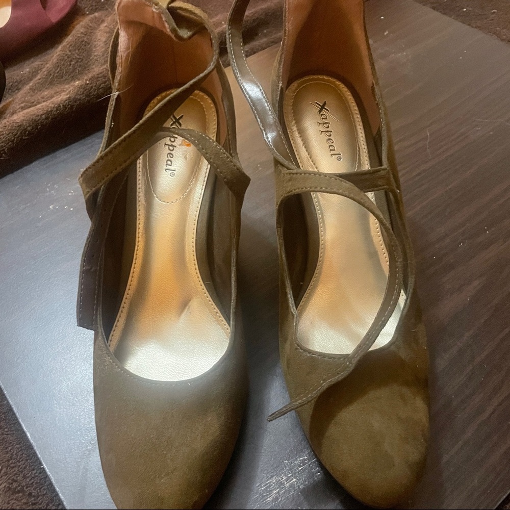 Suede Heels
